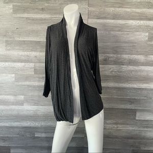 Tea N Rose Sweaters | Tea N Rose Open Front Gray Rayon Sweater Wrap L | Color: Gray | Size: L | Bitsclothing's Closet